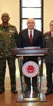 Bakan Güler, Sudan Genelkurmay Başkanı ile görüştü