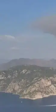 Marmaris’te orman yangını: Sahil kesiminde başladı