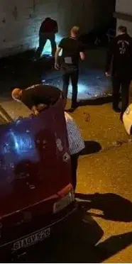 Arsin'de emniyet binasının yanında İHA düştü: 3 araç zarar gördü