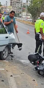 Mersin'de motosiklet bariyere çarptı: Sürücü hayatını kaybetti