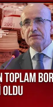 Bakan Şimşek açıkladı! Türkiye'nin borçluluk oranı bakın kaç çıktı?