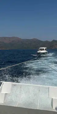 Marmaris açıklarında yat sürüklendi: 7 kişi kurtarıldı
