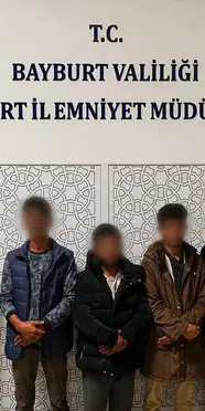 Bayburt’ta 6 düzensiz göçmen yakalandı