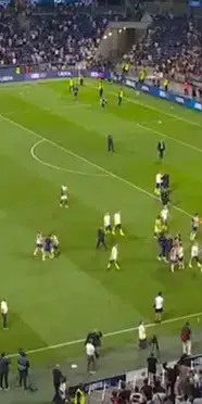 Lyon elendi Fransızlar çılgına döndü Guendouzi'ye saldırdılar