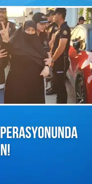 Furkan Vakfı operasyonunda dikkat çeken görüntü: Semra Kuytul’dan zafer işareti