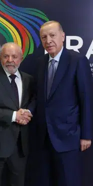 Cumhurbaşkanı Erdoğan, Lula da Silva ile görüştü