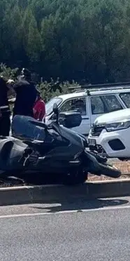 Polis kontrolünden kaçan motosikletli yakalandı