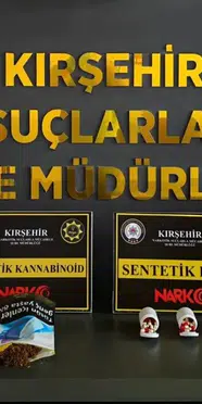 Kırşehir’de uyuşturucu operasyonu: 2 şüpheli tutuklandı
