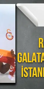 Galatasaray'ın yeni transferi Rafael Leao İstanbul'da! Taraftarlar havalimanına akın etti