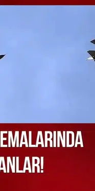 Romanya semalarında hareketli anlar! Savaş uçakları havalandı