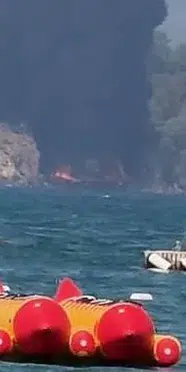 Fethiye'de korkutan yangın: Denize atlayan 115 yolcudan 15'i yaralandı