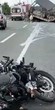 Karabük’te feci kaza: Çekici motosikletle çarpıştı, 2 kişi öldü