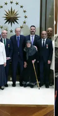 Cumhurbaşkanı Erdoğan şehit ailelerini kabul etti