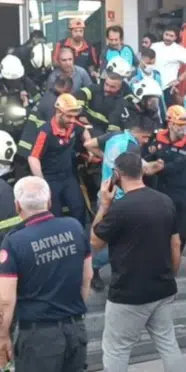 Batman'da spor salonunda yangın: 10 kişi yaralandı