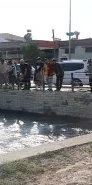 Adana’da sulama kanalına düşen kişi akıntıya kapılarak kayboldu