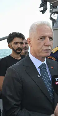 Batan geminin bulunduğu bölgedeki çalışmalar sürüyor! Vali Gül'den açıklama