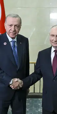 Cumhurbaşkanı Erdoğan-Putin görüşmesi Bişkek’te sona erdi