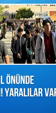 Manisa'da lise yakınında silahlı saldırı: 8 kişi yaralandı, şüpheli gözaltında