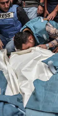 Gazze öldürülen Filistinli gazeteci sayısı 263' çıktı