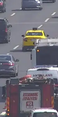 15 Temmuz Şehitler Köprüsü’nde kaza: 1 kişi yaralandı