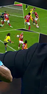 Galatasaray-Fenerbahçe derbisinde penaltı tartışması! Fırat Aydınus pozisyonları değerlendirdi