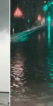 Mersin'de denizde çifte hortum görüldü: O anlar kaydedildi