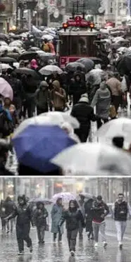 Meteoroloji uyardı: İstanbul'da salı günü kuvvetli sağanak bekleniyor