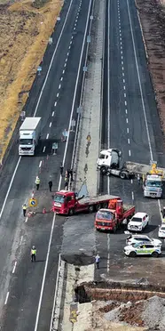 Diyarbakır-Şanlıurfa yolunda tanker kazası: Kara yolu ulaşıma kapandı