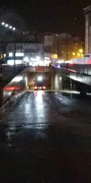 Malatya'da sağanak yağış nedeniyle altgeçit trafiğe kapatıldı