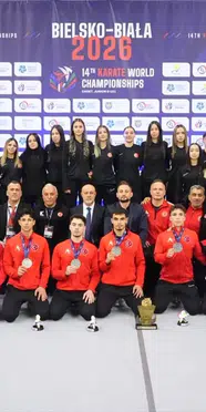 Milli karateciler 4 gümüş ve 2 bronz madalya kazandı