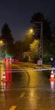Sakarya'da şiddetli yağış: Kepekli Köprüsü ulaşıma kapatıldı