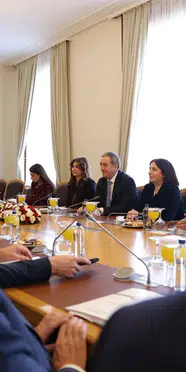 Bakırhan, Lüksemburg Parlamento heyeti ile görüştü