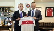 Sadettin Saran TFF Başkanı Hacıosmanoğlu'nu ziyaret etti