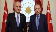 Cumhurbaşkanı Erdoğan, TBMM Başkanı Kurtulmuş'u kabul etti