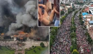 Ülke adeta yangın yeri! Parlamento binası ateşe verildi, bakan linç edildi!