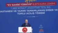 Cumhurbaşkanı Erdoğan, "Ev Sahibi Türkiye" kura çekimi, anahtar teslimi ve toplu açılış töreninde konuştu Açıklaması