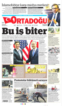 Ortadogugazetesi.com - 05.10.2019 Manşeti