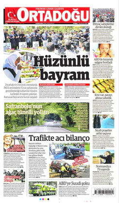 Ortadogugazetesi.com - 07.06.2019 Manşeti