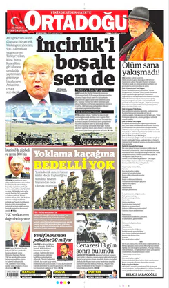 Ortadogugazetesi.com - 24.05.2019 Manşeti
