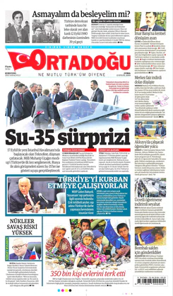 Ortadogugazetesi.com - 13.09.2019 Manşeti