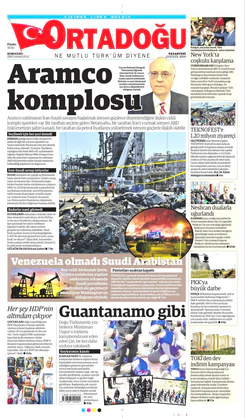 Ortadogugazetesi.com - 23.09.2019 Manşeti