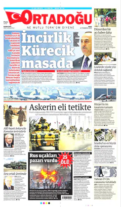 Ortadogugazetesi.com - 23.07.2019 Manşeti