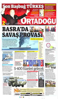 Ortadogugazetesi.com - 14.06.2019 Manşeti