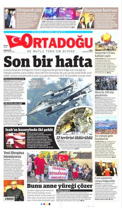 Ortadogugazetesi.com - 24.09.2019 Manşeti