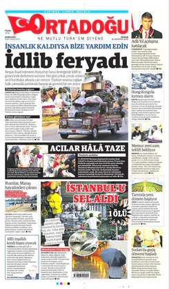 Ortadogugazetesi.com - 18.08.2019 Manşeti