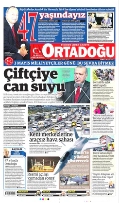 Ortadogugazetesi.com - 03.05.2019 Manşeti