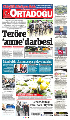 Ortadogugazetesi.com - 05.05.2019 Manşeti