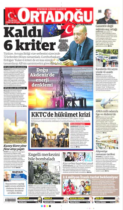 Ortadogugazetesi.com - 10.05.2019 Manşeti