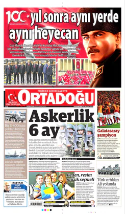 Ortadogugazetesi.com - 20.05.2019 Manşeti