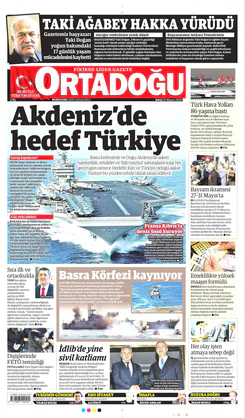 Ortadogugazetesi.com - 21.05.2019 Manşeti